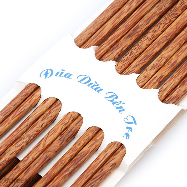 Bộ 20 đôi đũa dừa Bến Tre Coconut Wood