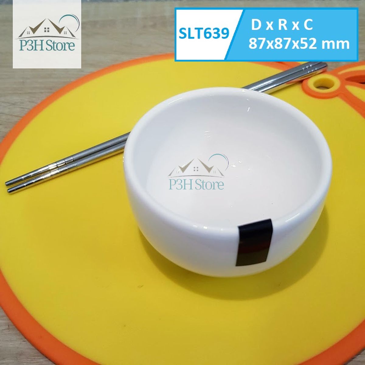 Chén dĩa sứ Lock&Lock đựng nước chấm gia vị dòng Casa Zen