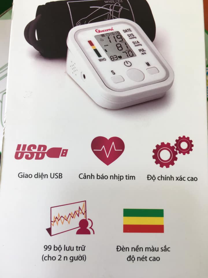 Máy đo huyết áp - Quà tặng từ sữa Glucerna