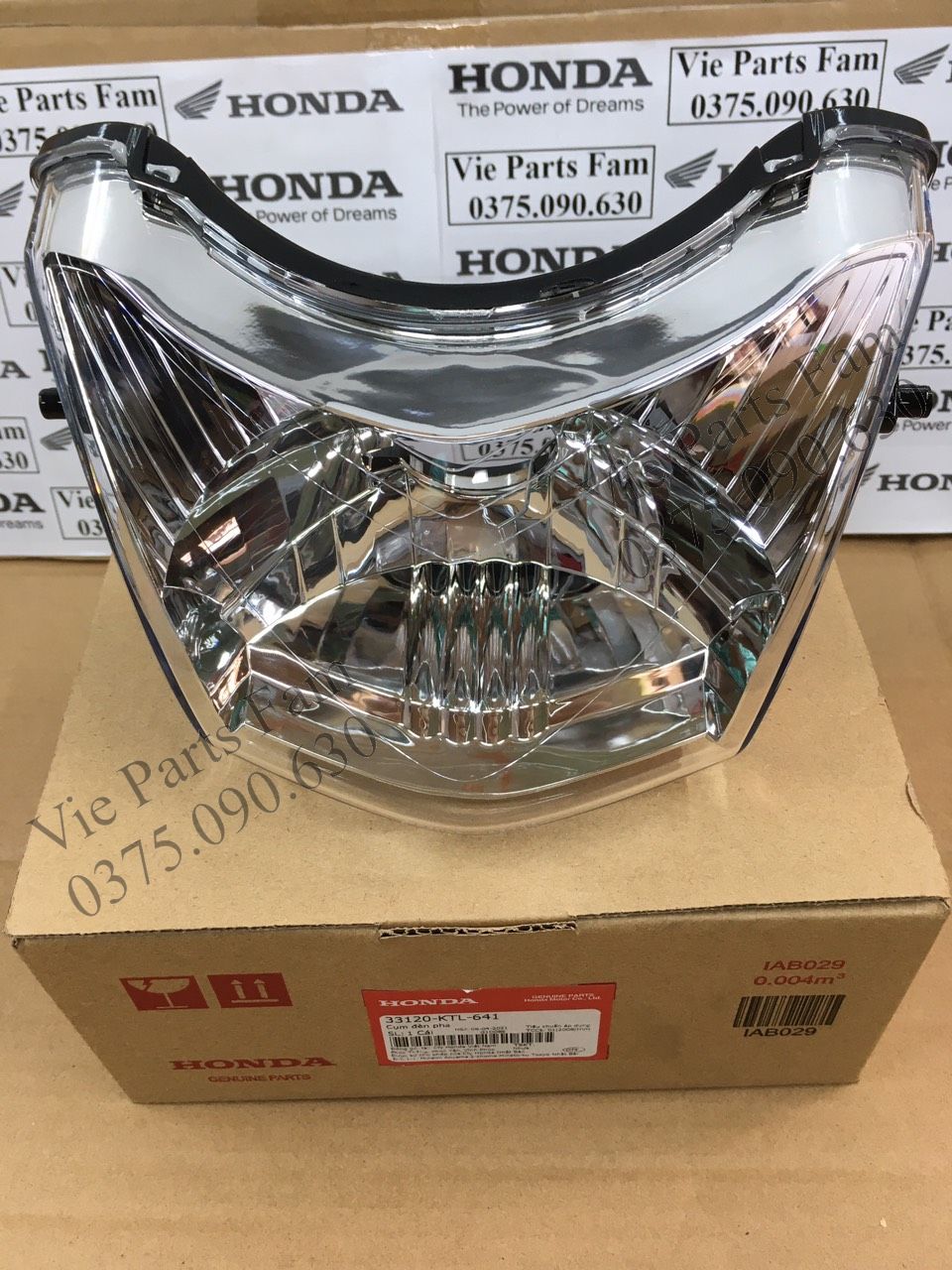 Pha đèn wave rs 100, wave s100, wave a 100, chính hiệu honda motor vn