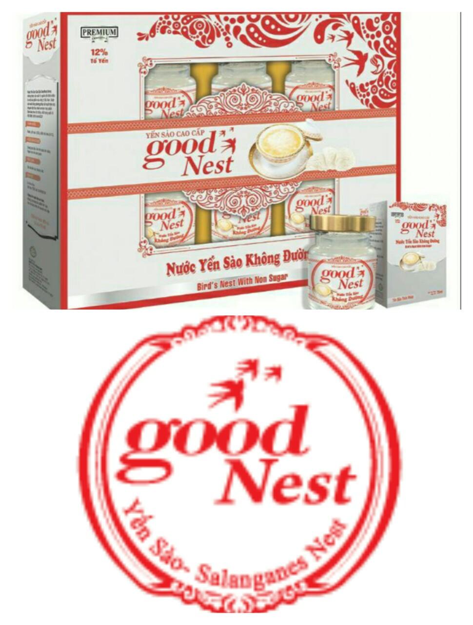 NƯỚC YẾN SÀO KHÔNG ĐƯỜNG GOODNEST