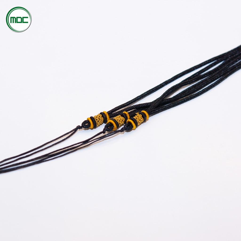Dây đeo cổ happy màu đen phối vang dài 31 cm