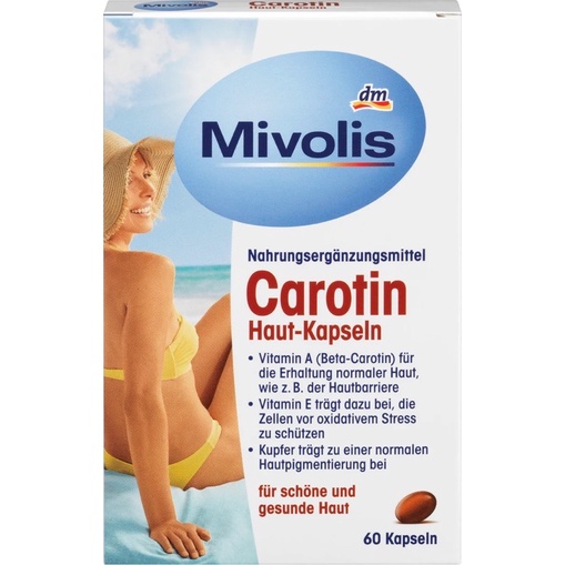 CHỐNG NẮNG MIVOLIS CAROTIN XÁCH TAY ĐỨC