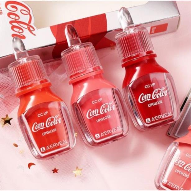 Son kem tint coca cola cc lip gloss hàng nội địa trung nhập xịn