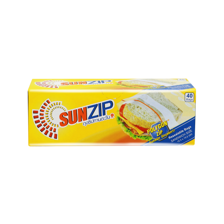 [Hàng ThaiLan] Túi Zip Đựng Thực Phẩm - SunZip Non Anti - Size S