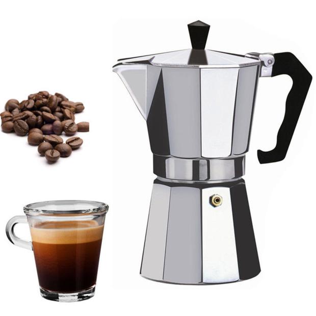 [HCM][HÀNG CHẤT LƯỢNG ] Bình Pha Cà Phê Espesso Tiện Lợi Ấm Pha Cà Phê Moka Express 4TZ BCM-1164.Một Thiết Kế Thời Trang VÀ Thông Minh Được Làm Bằng Khung Nhôm Và Đế Thép  Dễ Dàng Vệ Sinh  Dễ Sử Dụng  Chất Lượng Cao- Rất An Toàn .