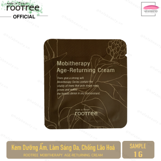 [Sample 1g] Kem Dưỡng Ẩm, Làm Sáng Da, Ngăn Ngừa Lão Hoá Rootree Mobitherapy Age-Returning Cream 1g thumbnail