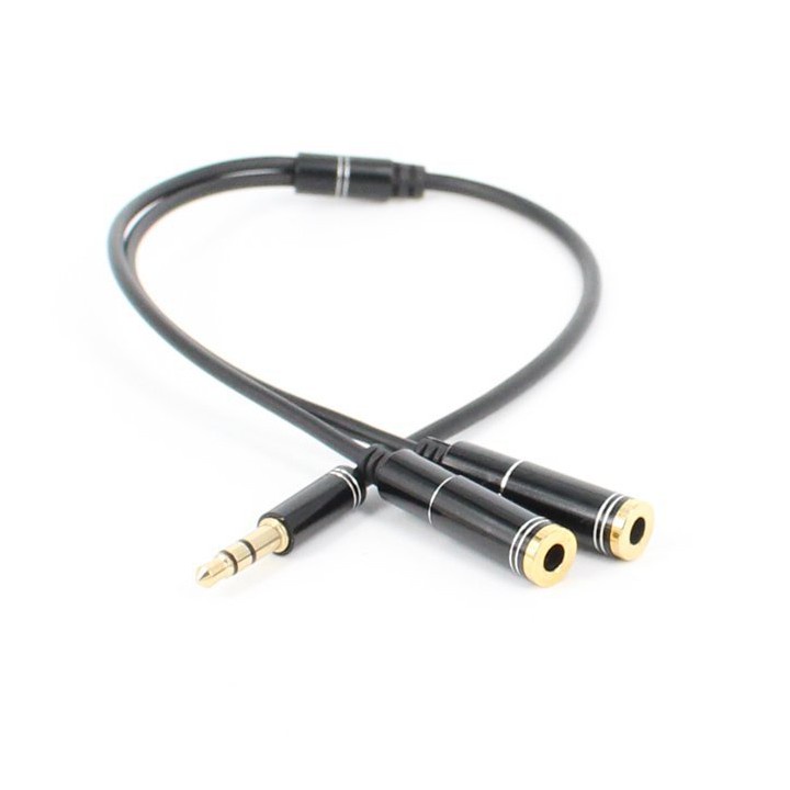 Cáp Chia 2 Tai Nghe Jack Cắm 3.5mm Dài 30cm