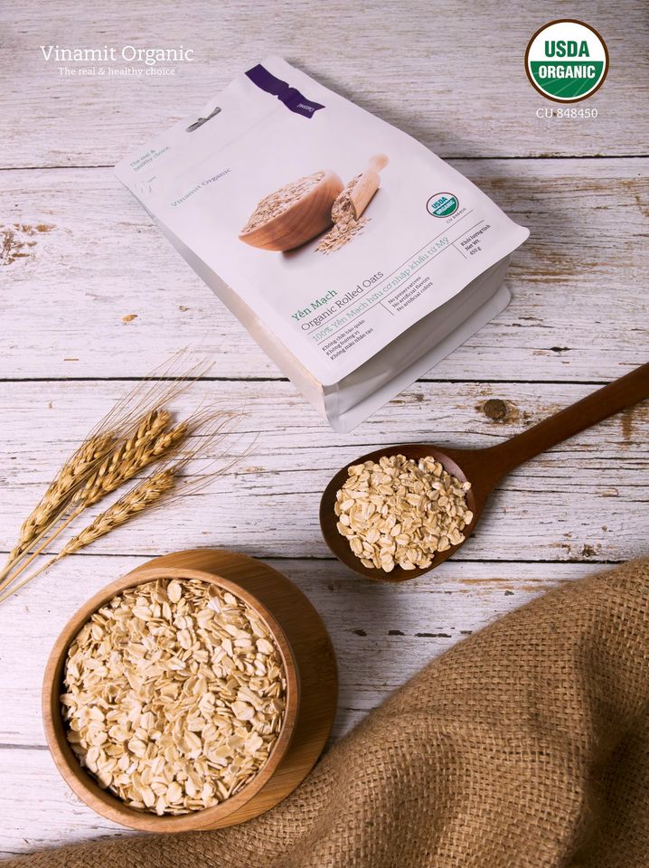 Yến mạch VINAMIT ORGANIC 450g (gói)