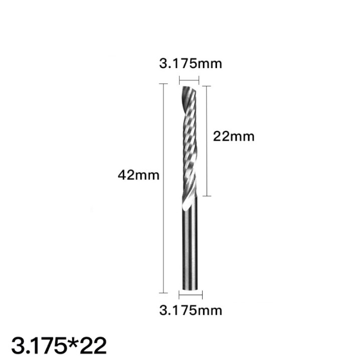 MŨI CẮT CNC XOẮN 1 ME