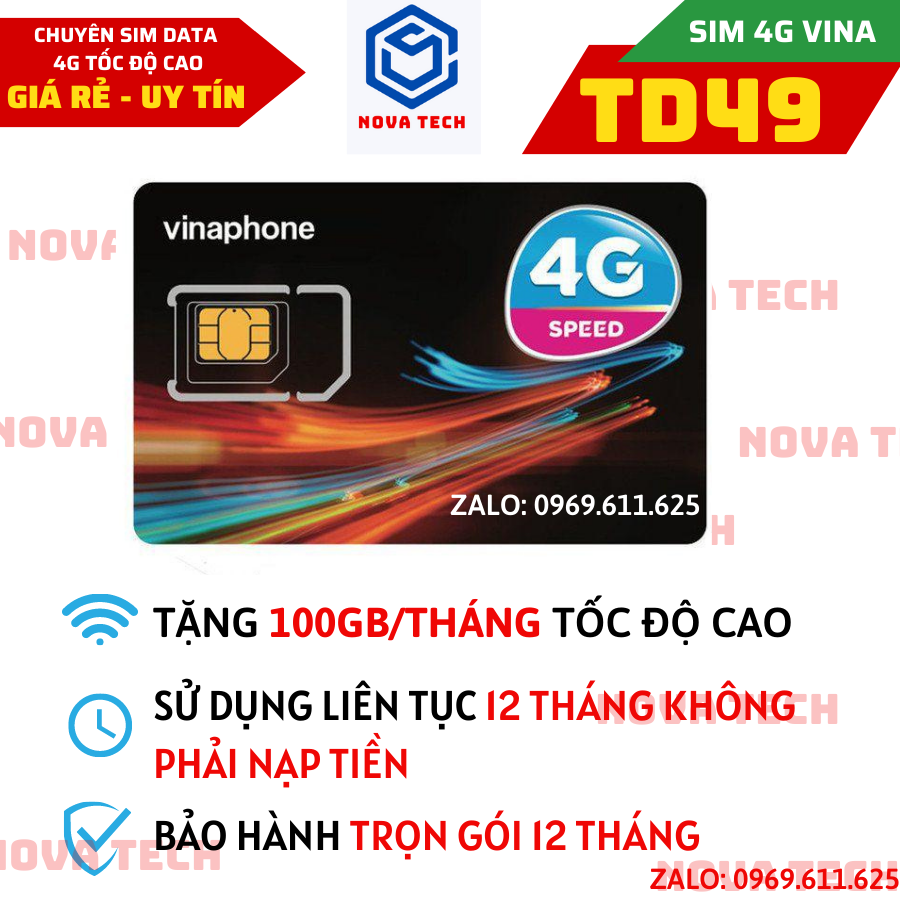 Trọn gói 1 năm fhappy 12 tháng - 2gb/ngày 60gb/tháng - td49 12 tháng - 100gb/tháng - sim vina trọn gói tốc độ cao . freeship - chưa kích hoạt.