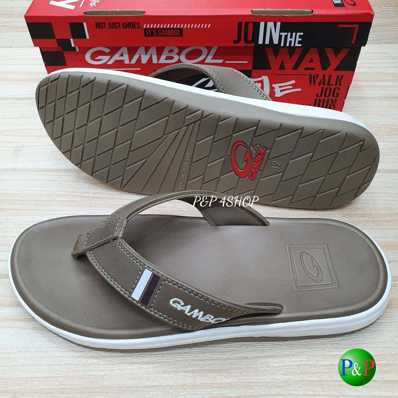 [GAMBOL] Dép Kẹp Nam GW 41129 แท้จริง Gambol Thái Lan (Size40-44)