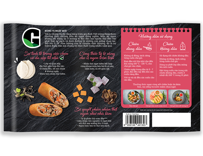 [Giao nội thành HCM] Chả Giò Thịt Đặc Biệt G Kitchen 400g