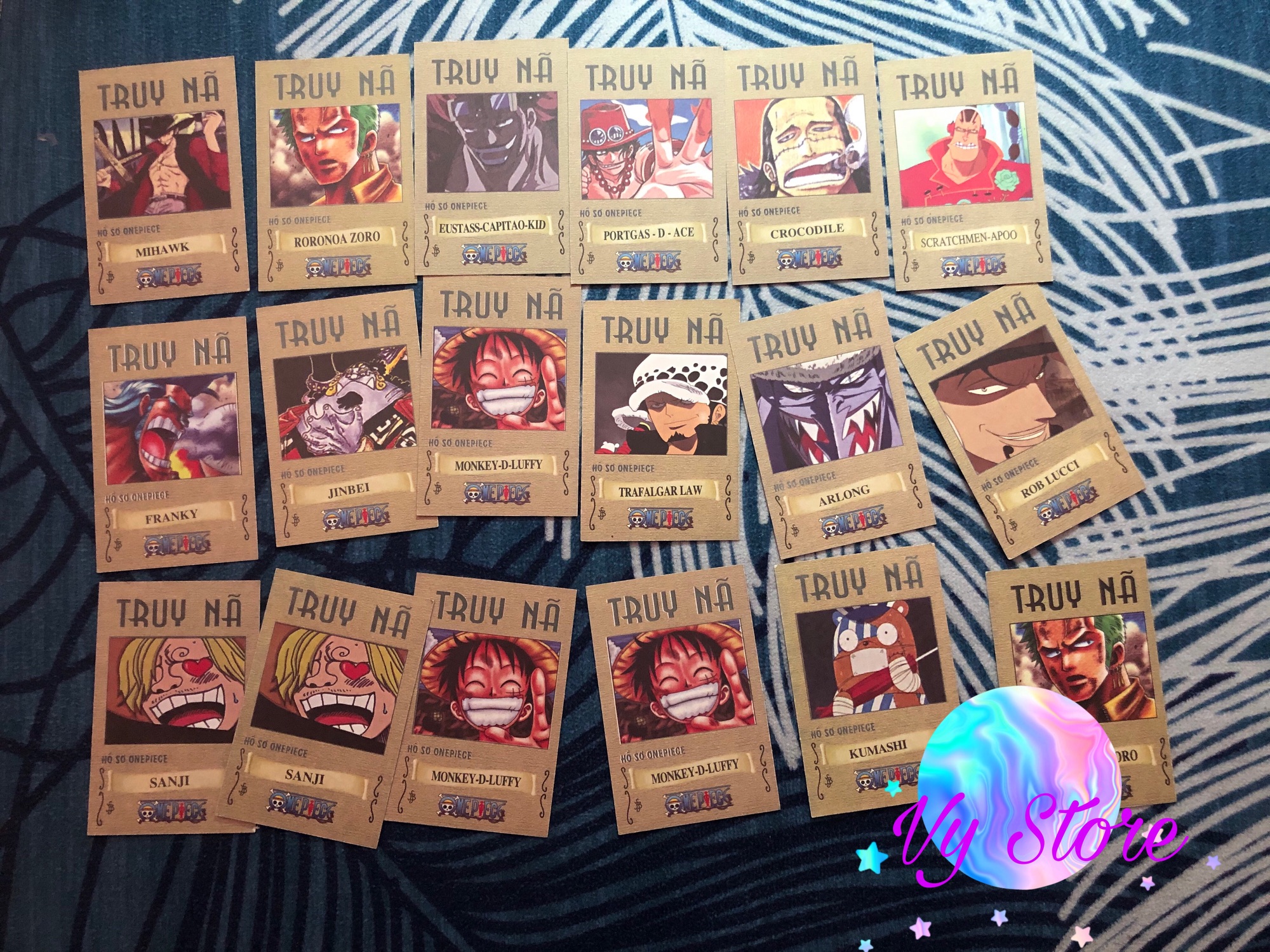 Thẻ bài ONE PIECE - Vua Hải Tặc