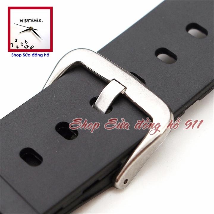 Dây đồng hồ cao su cho đồng hồ điện tử kiểu Casiô