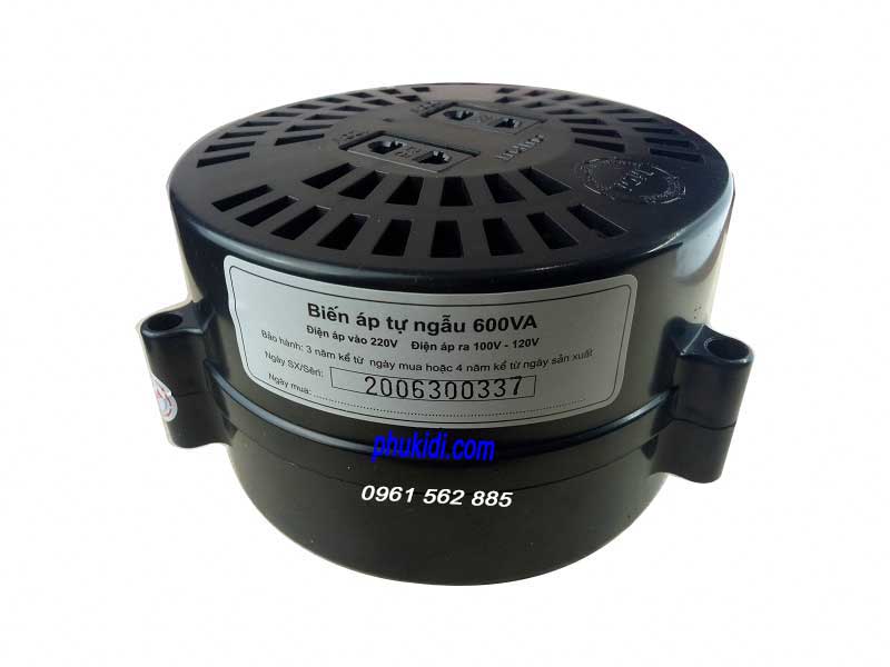 Biến áp đổi nguồn Lioa 600va-(220v-100v)(công suất 480w)