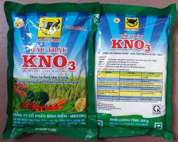 Phân bón lá cao cấp KNO3 Đầu-Trâu-200g