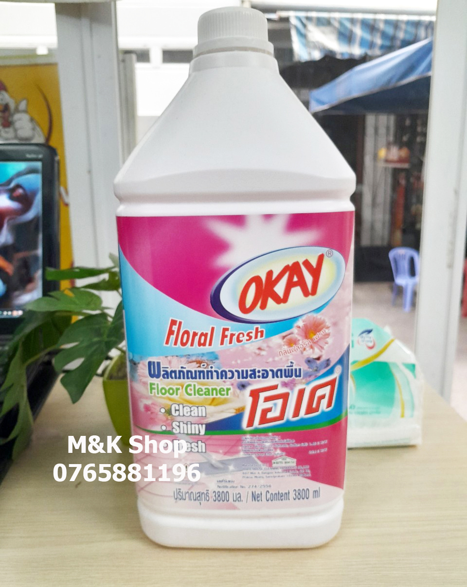 Nước lau sàn Okay 3.8l Thái Lan