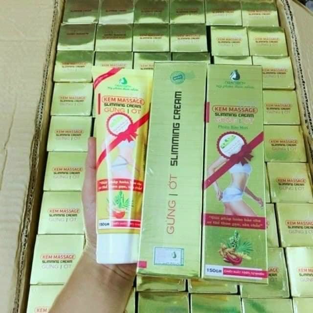Kem Tan Mỡ  NGÂN BINH Gừng Ớt 150g