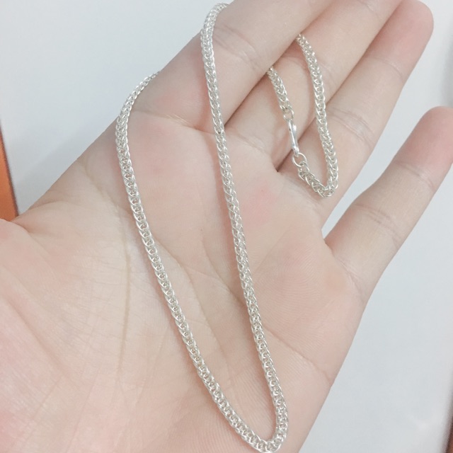 Dây chuyền xà tích cho bé yêu chuẩn bạc ta - THJ Cam kết bạc chuẩn, giá tốt kèm bảo hành