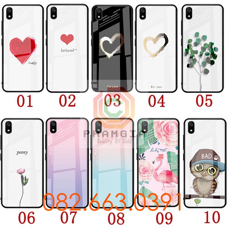 Ốp kính Xiaomi Redmi 7/ Redmi 7A in hình đẹp