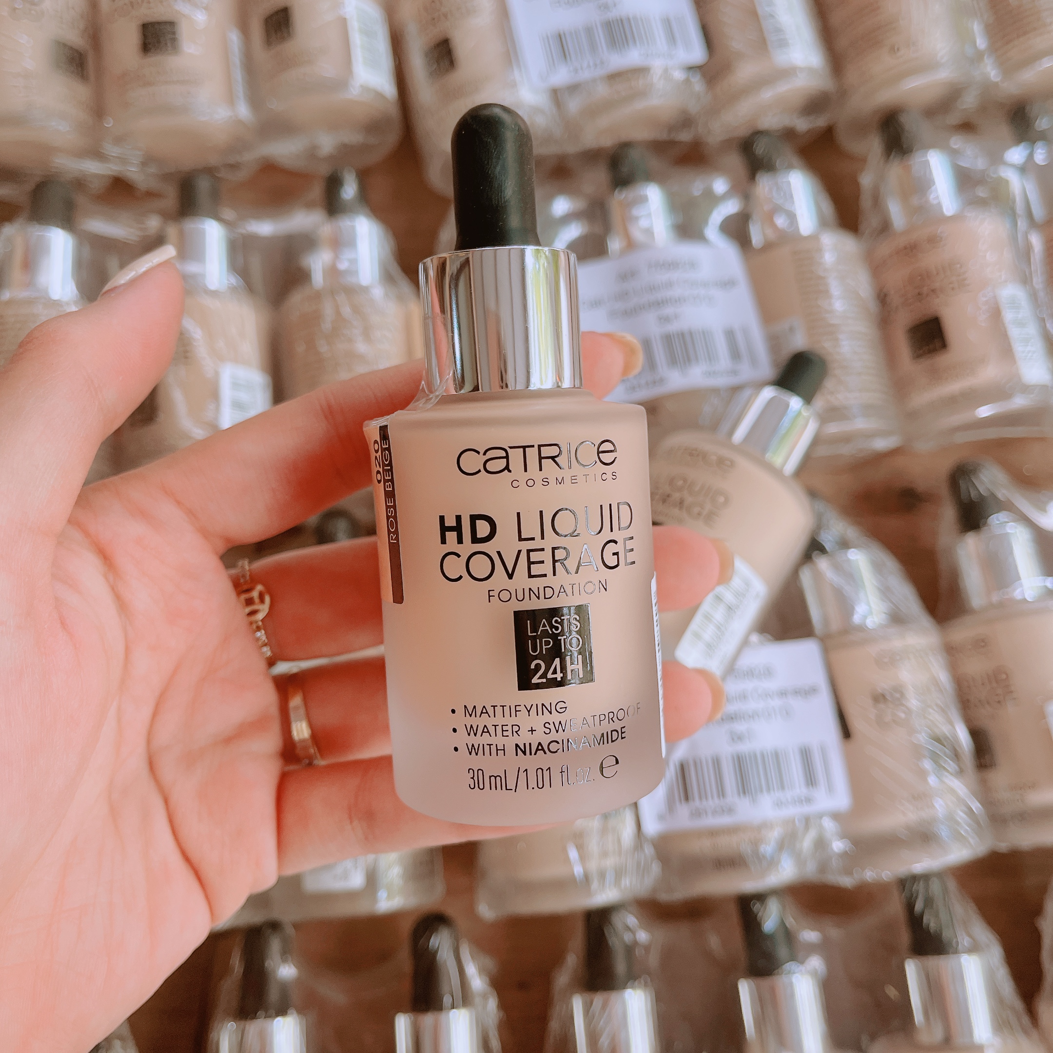 Kem Nền Catrice HD Liquid Coverage Foundation Đủ Tone 30ml [Chính Hãng]