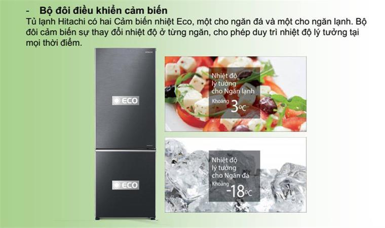 [GIAO TẠI HCM] -  Tủ lạnh  275 lít Inverter Hitachi R-B330PGV8(BBK)