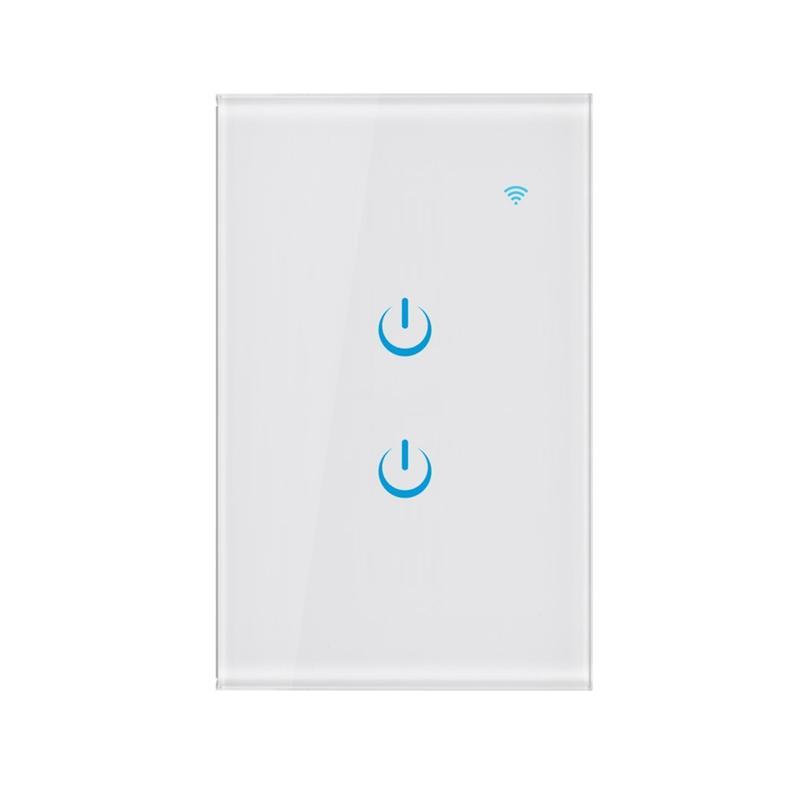 Tuya Smart Life App Smart Wifi Switch Light Wall Panel Switch Wireless EU Works with Alexa Google Home Mini IFTTT US Plug