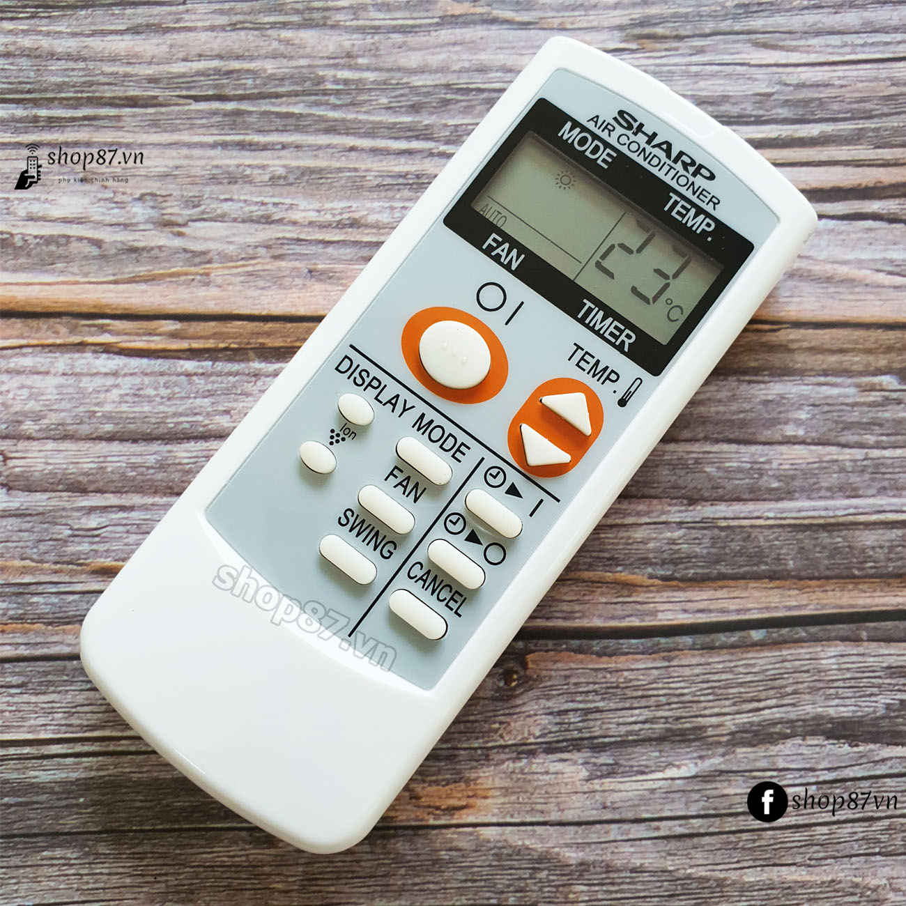 Remote điều khiển điều hòa máy lạnh Sharp 2 chiều