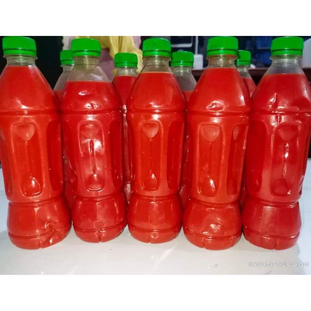 Nước ớt 100% nguyên chất ớt Huế 1 lít