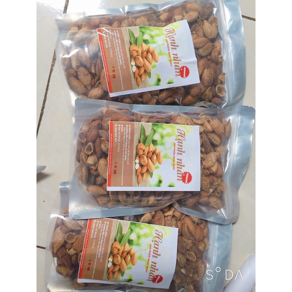 500G Hạt Hạnh Nhân Mỹ Rang Bơ