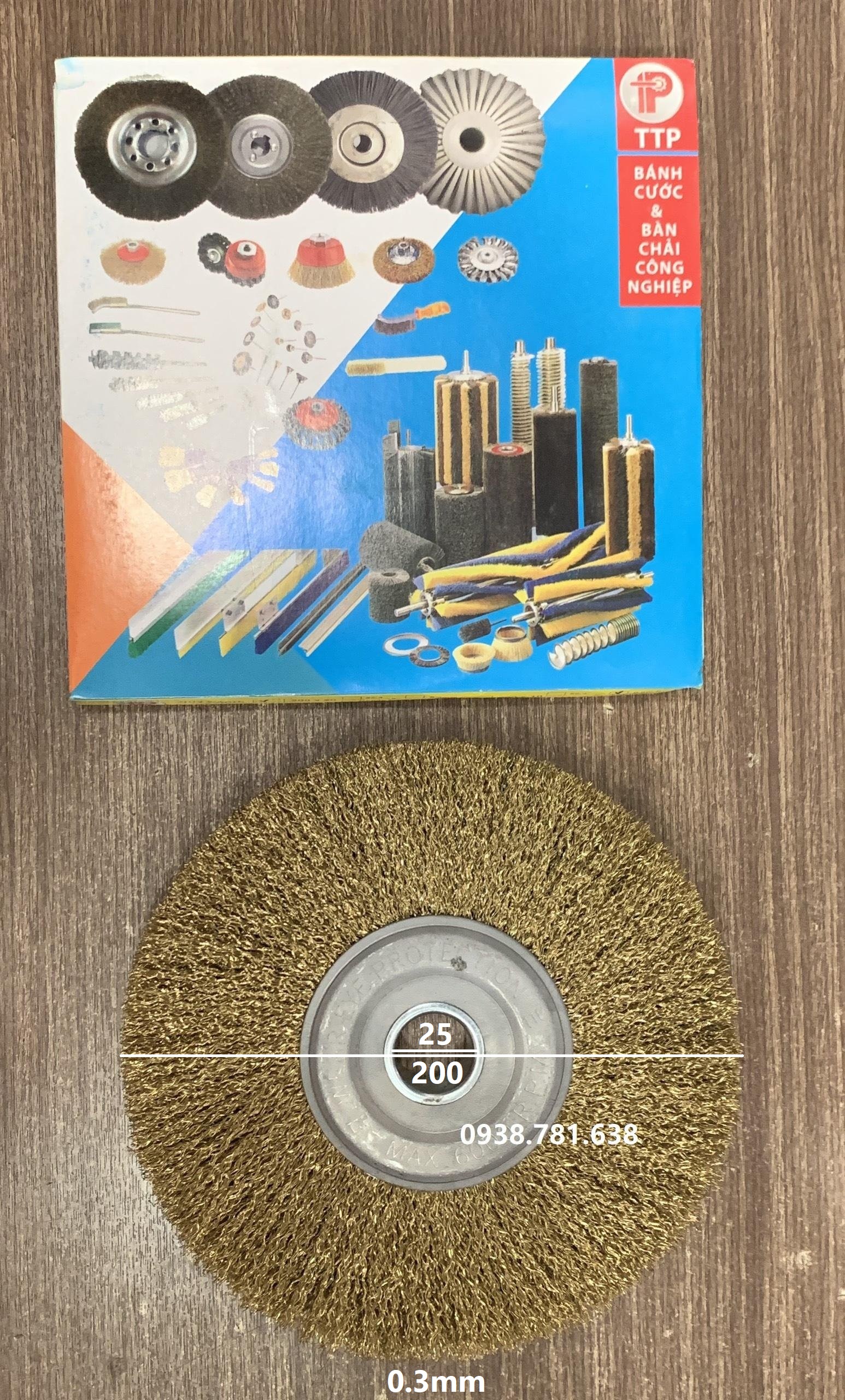 Bánh cước thép 200x20x25.4(0.3-0.4-0.5-0.8)