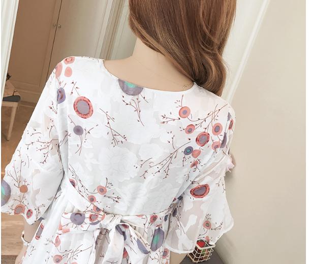 [HCM]ĐẦM BẦU VÁY BẦU CÔNG SỞ BÔNG VOAN LỤA (tiện lơi sau sanh có dây kéo cho bé bú )