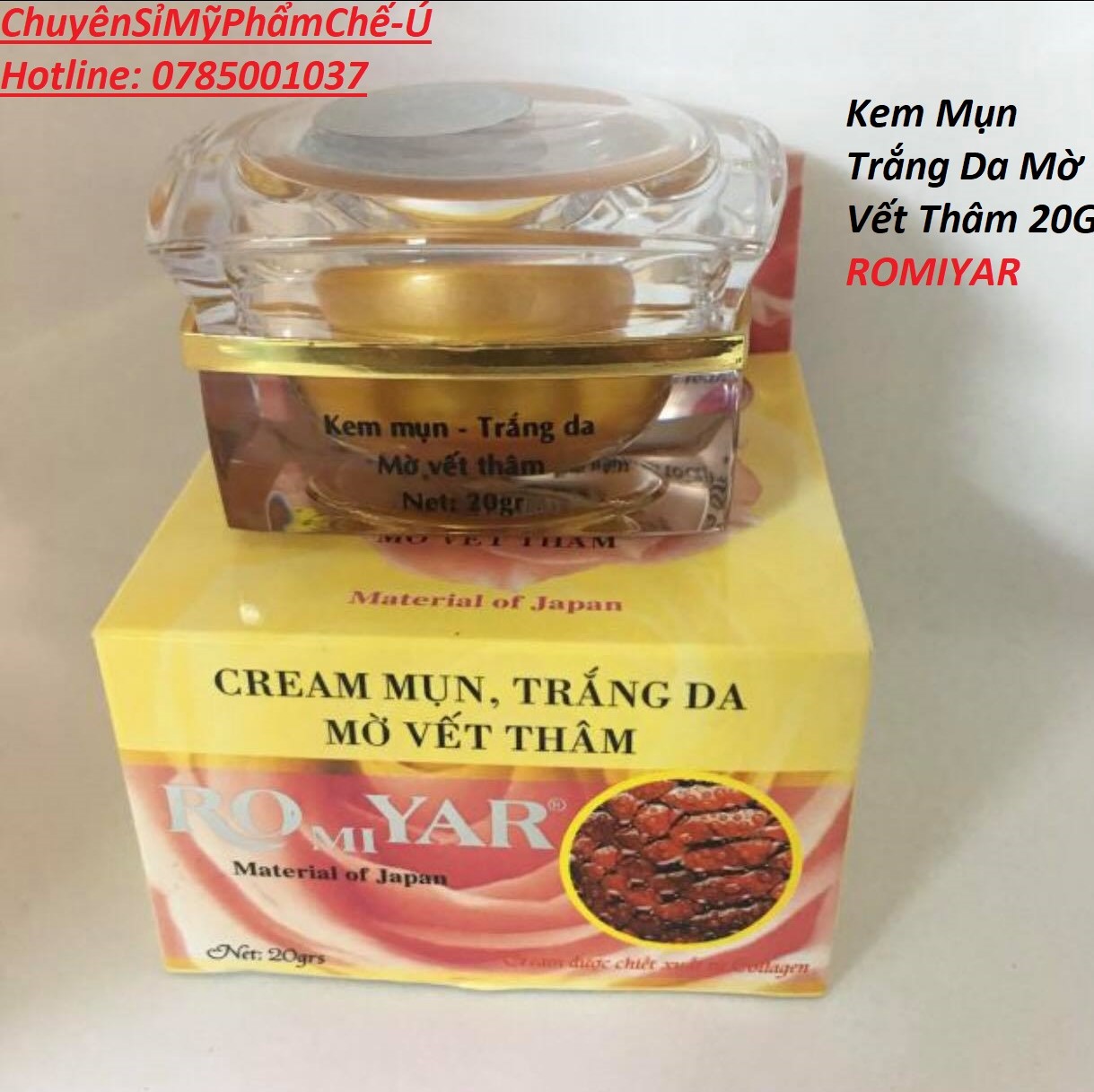 Kem Mụn Trắng Da Mờ Thâm 20G Romiyar