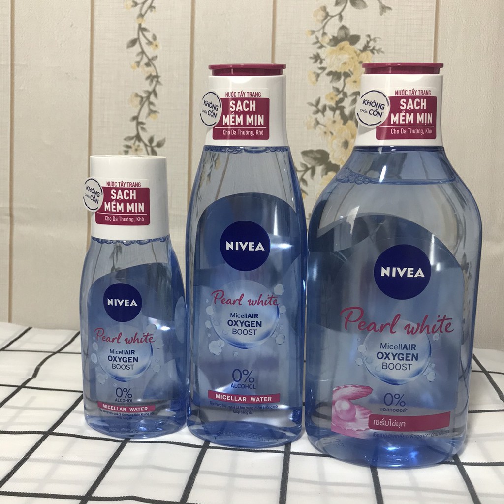 NƯỚC TẨY TRANG NIVEA KHÔNG CHỨA CỒN ( Hàng  Xuất xứ Thái Lan)
