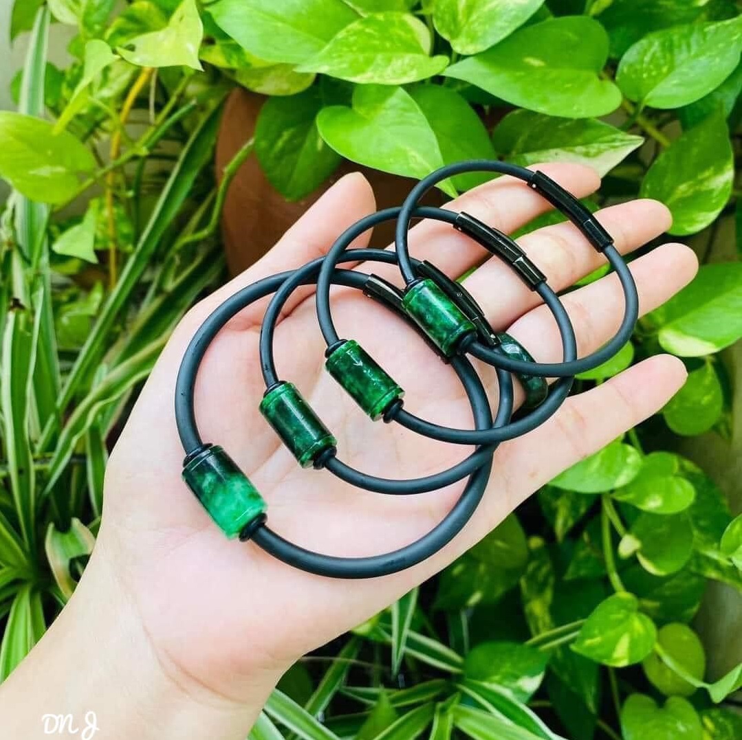 Vòng tay lu thống cẩm thạch may mắn MS25