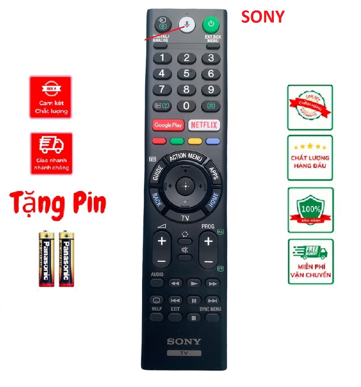 Remote điều khiển tivi sony giọng nói rmf-tx200p
