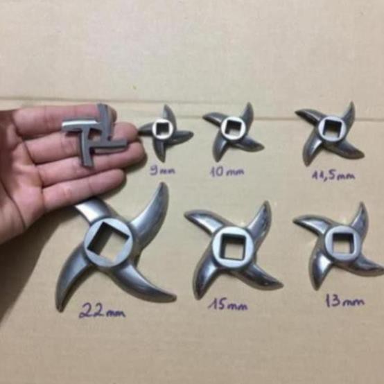 Lưỡi cho máy xay thịt kèm kích thước lỗ trục
