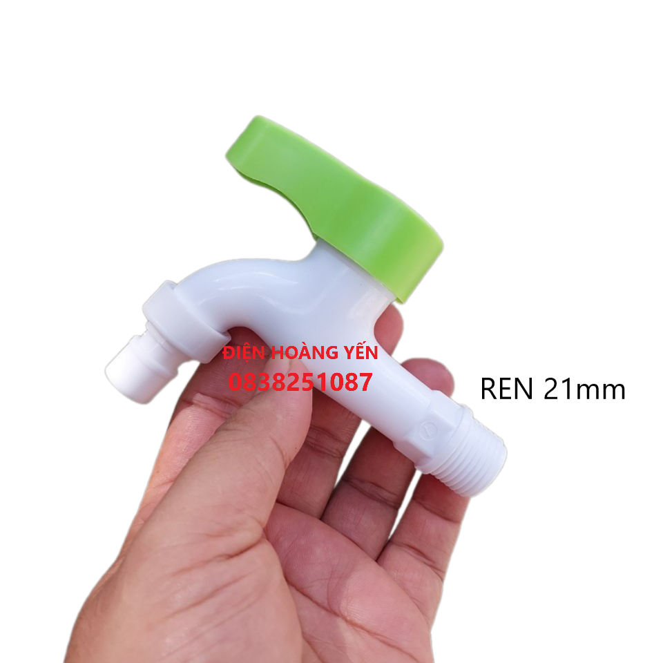 Vòi nước vòi hồ nhựa phi 21mm 27mm