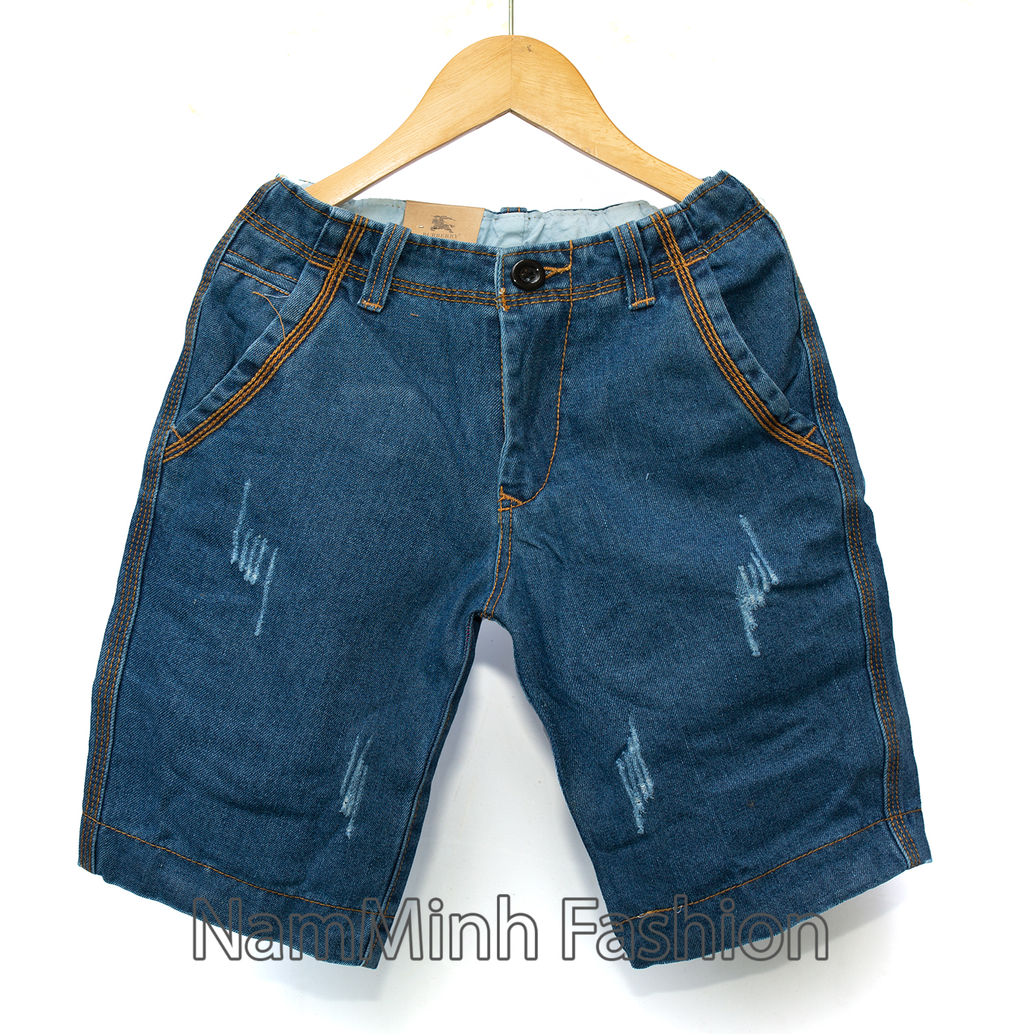 [HCM][video] Quần jean lưng  thun co giãn điều chỉnh cho bé trai (25-42kg)  ống lửng chất jean mềm thoải mái