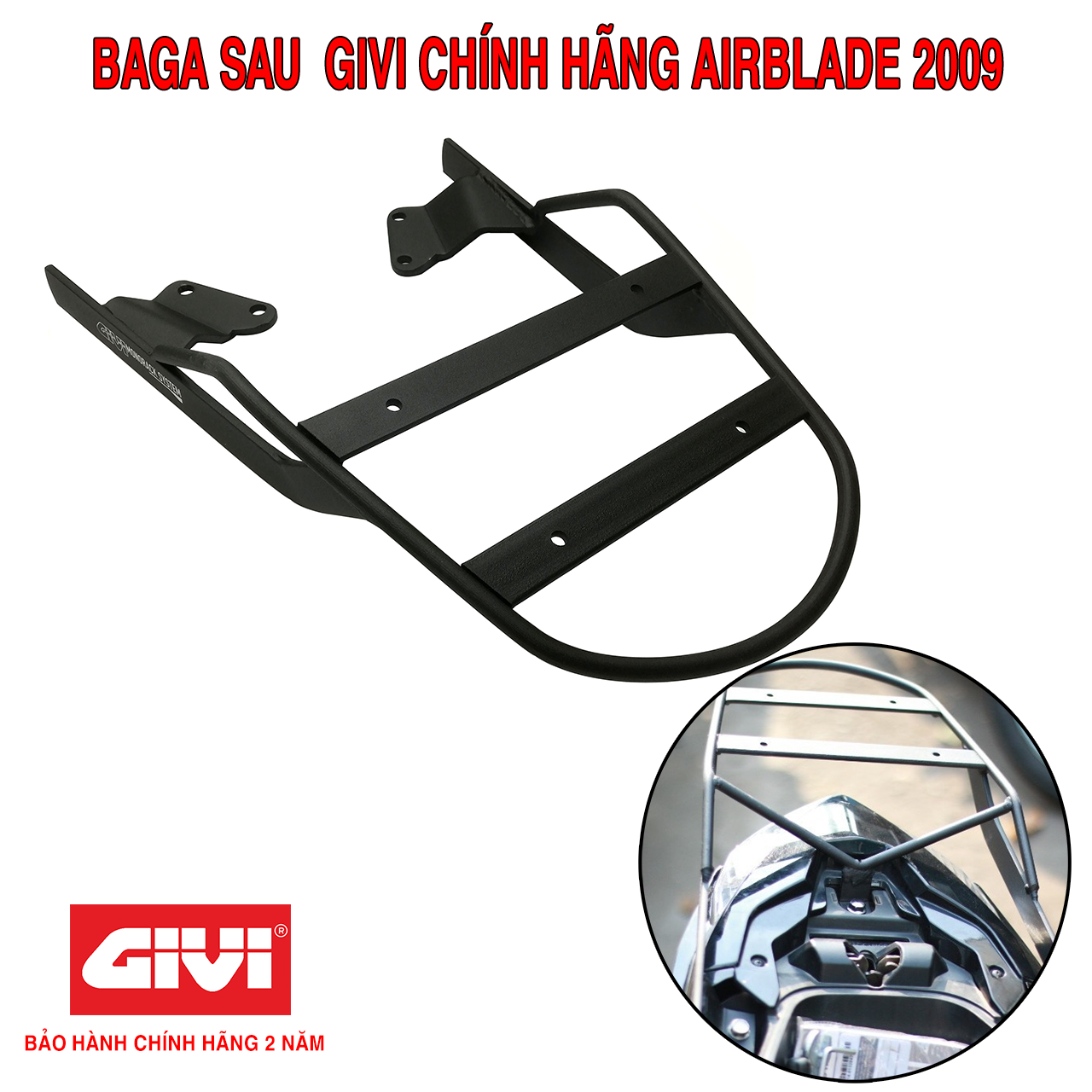 Baga Givi MV xe Airblade 110 - 2009
