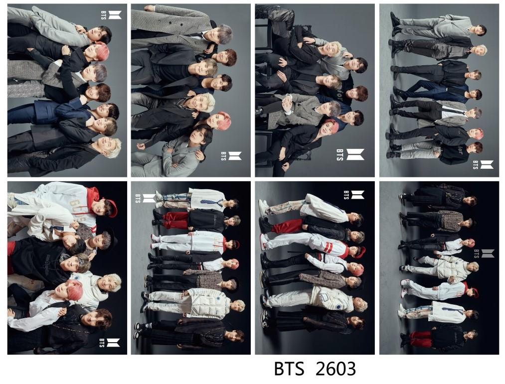 Bộ Poster BTS 8 Tấm Khổ Lớn A3