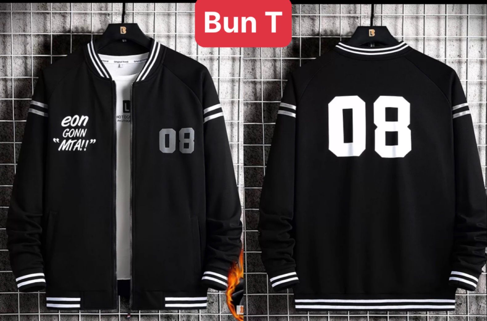 ÁO KHOÁC BOMBER CHỐNG NẮNG NAM NỮ SỐ 08 CHẤT NỈ PHONG CÁCH BÓNG CHÀY THỜI TRANG HOT TREND - TRANG BUN FASHION