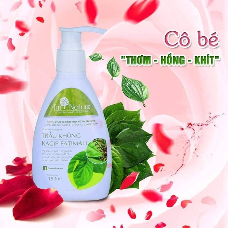 DUNG DỊCH VỆ SINH PHỤ NỮ LÁ TRẦU KHÔNG 150ML