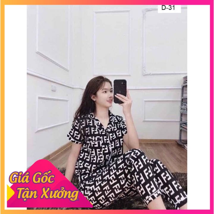 Pizama Tay Cộc Quần Dài