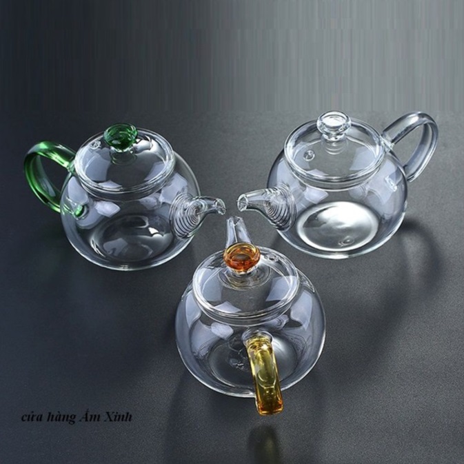 Bình thủy tinh pha trà có lưới lọc dung tích 250 ml