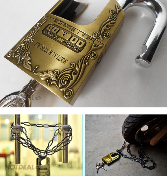 Anti-Cut Padlock Lock