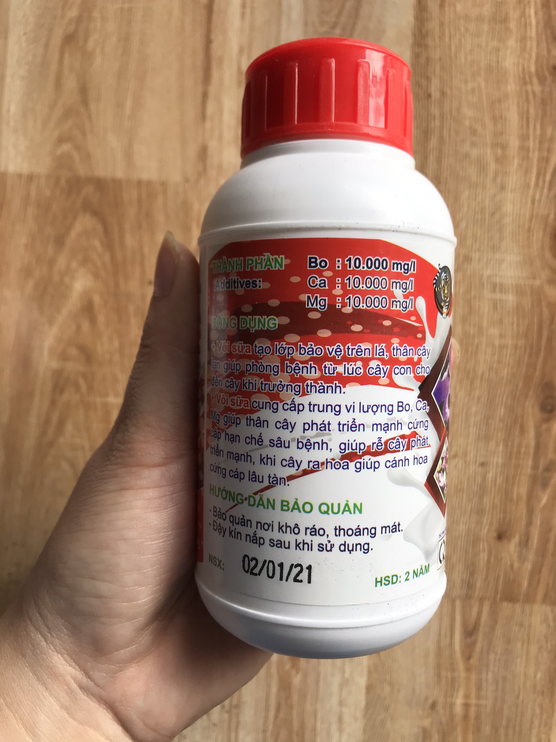 PHÂN BÓN VI LƯỢNG TKS – VÔI SỮA 250ML