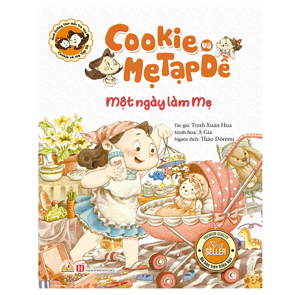 Sách - Bộ 10 Cuốn Sách Cookie Và Mẹ Tạp Dề-Vanlangbooks