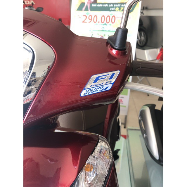 Tem Fi Màu Xanh  Honda
